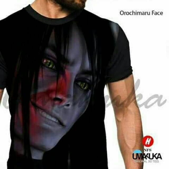 Kaos 3D Orochimaru Face