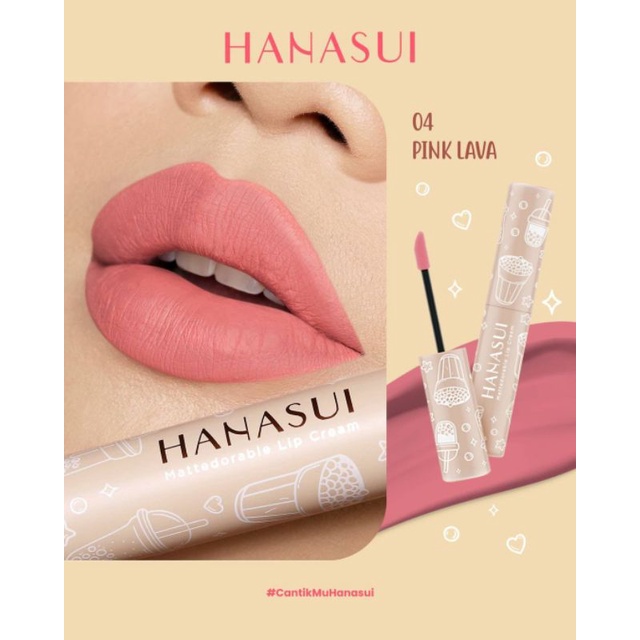 Lipcream Hanasui Boba Edition &amp; Matcha Edition