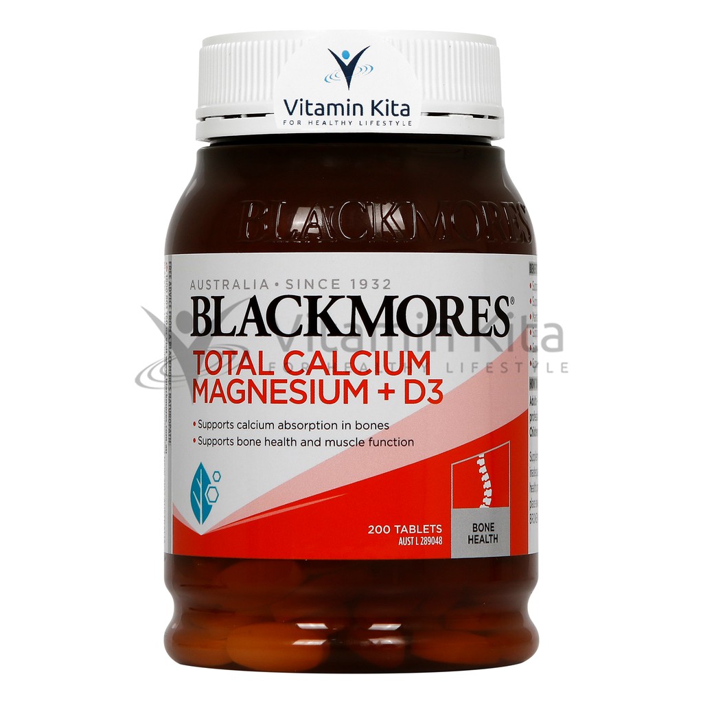 Blackmores Total Calcium Magnesium + D3 (200 Tab)