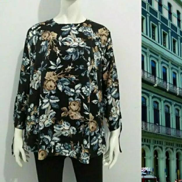 ← BLOUSE IMPORT WANITA FASHION MOTIF BUNGA ➩