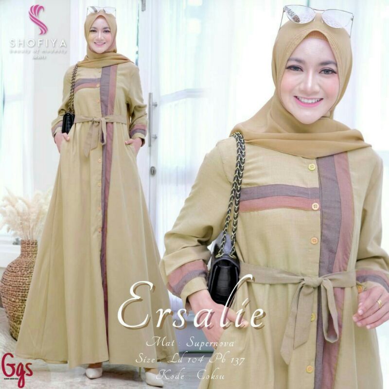 DRESS MAXI Ersalie Ori by Shofiya