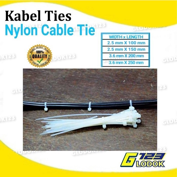 Pengikat kabel Kabel Tie Cable Nylon Ties