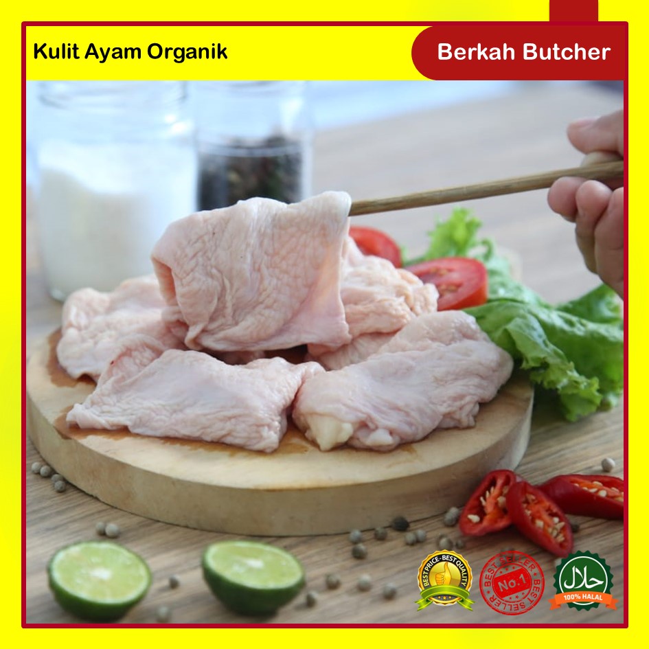 Kulit Ayam Organik - Berkah Butcher
