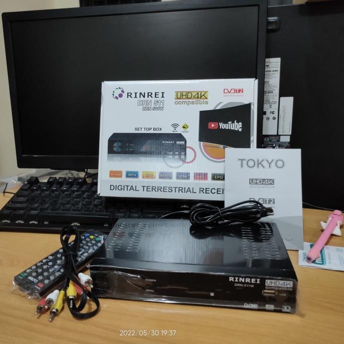 set top box rinrei digital terrestrial receiver DV3T2 DRN 511W