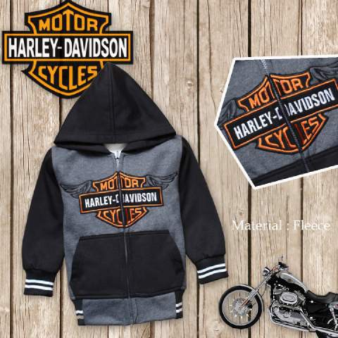 Jaket Anak Bandung- Jaket Bordir Anak Karakter Harley Davidson