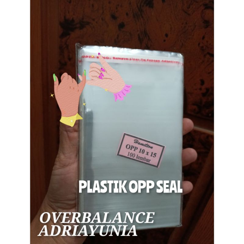 Plastik OPP 10 x 15 cm seal SOUVENIR - Plastik Opp 10x15 Roti-Kue & Cookies