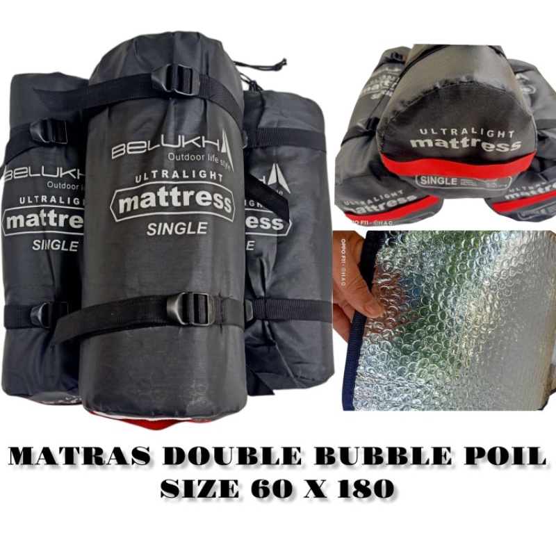 matras alumunium poil duble bubble