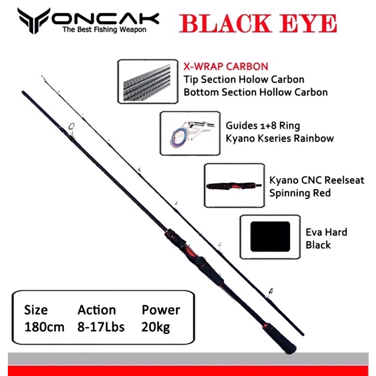 Joran Spinning ONCAK Black Eye Guide Rainbow | 180 195