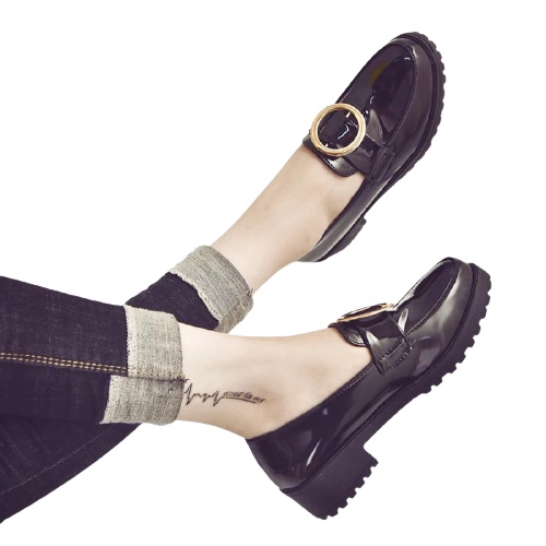 SEPATU WANITA DOCMART / SEPATU FLAT LOAFER STYLE NOL 092