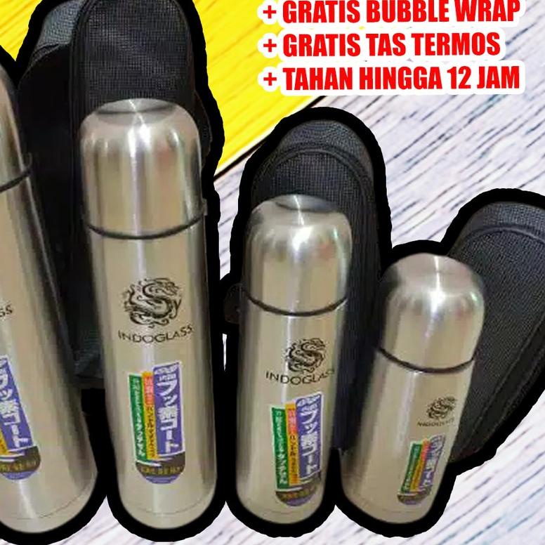 ✩ TERMOS TREMOS STAINLESS STEEL 350 500 750 1000 ML FREE TAS TERMOS AIR PANAS ES KECIL MINI POLOS ❀