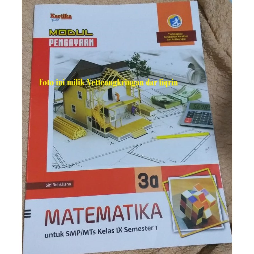 Lks Lembar Kerja Siswa Matematika Smp Mts Kelas Kls 9 Ix Revisi 2018 Kartika Smtr 1 K13 Baru Shopee Indonesia