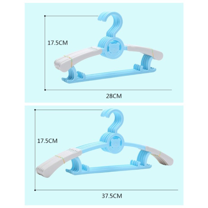 Hanger Baju Anak Bayi Setelan Anak Gantungan Hanger Baby Display Serbaguna