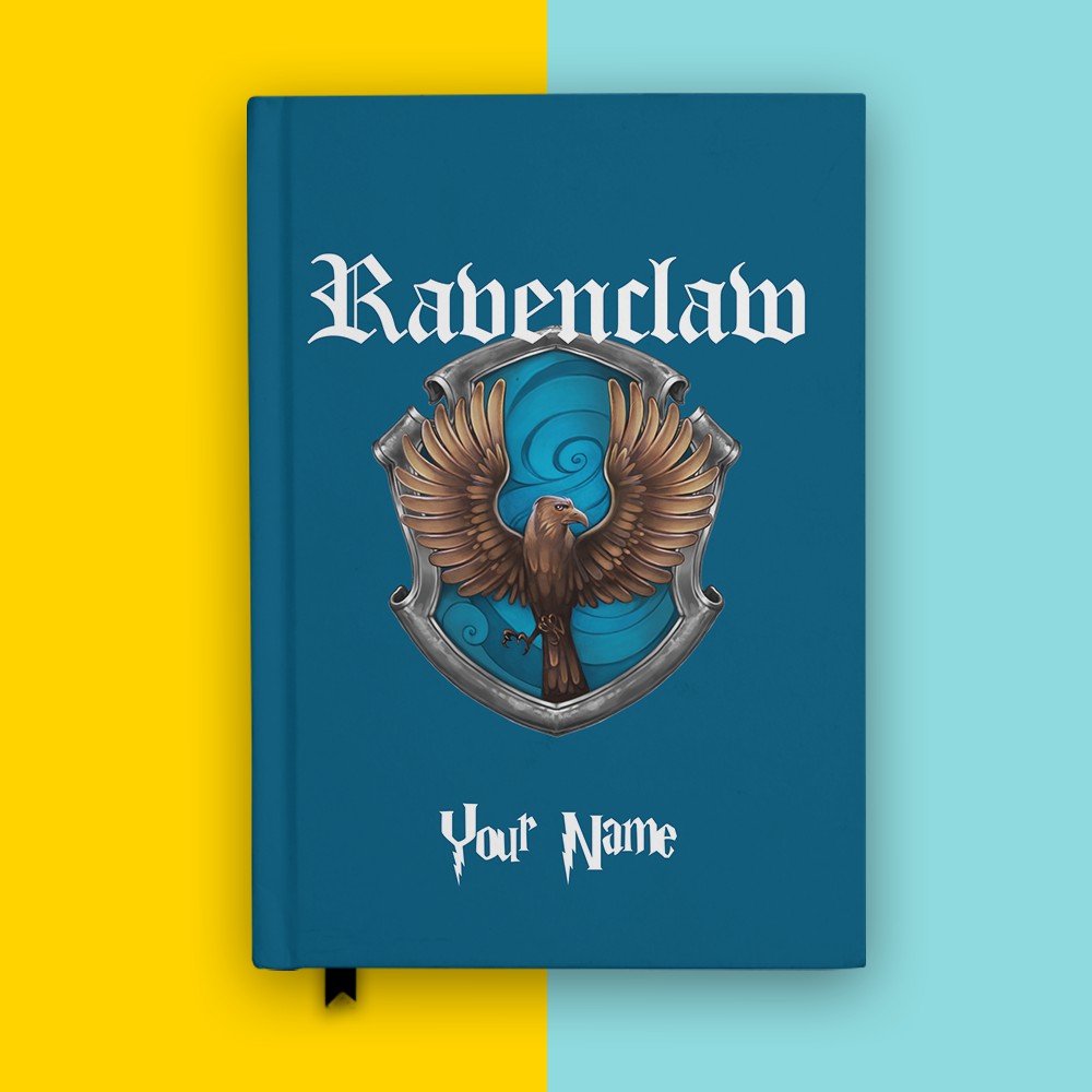 

Notebook Harry Potter Ravenclaw Hogwarts Buku Tulis Hardcover Jurnal Custom Nama