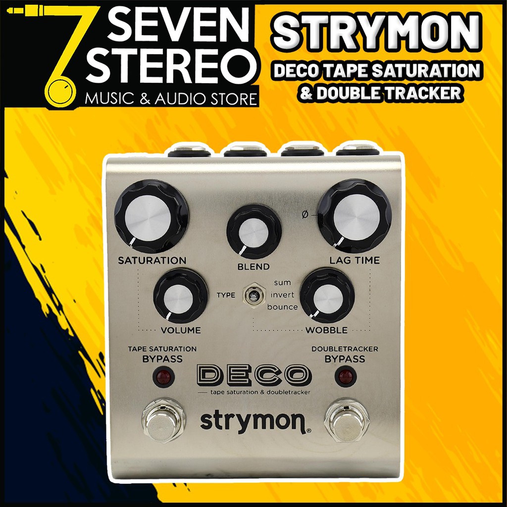 Strymon Deco Tape Saturation Doubletracker Guitar Effects Pedal