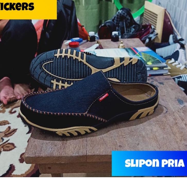 Terbaru.. Kickers / kickers pria/sepatu pria/slop pria/kikers/sepatu slop/sepatu slop pria/slop kick
