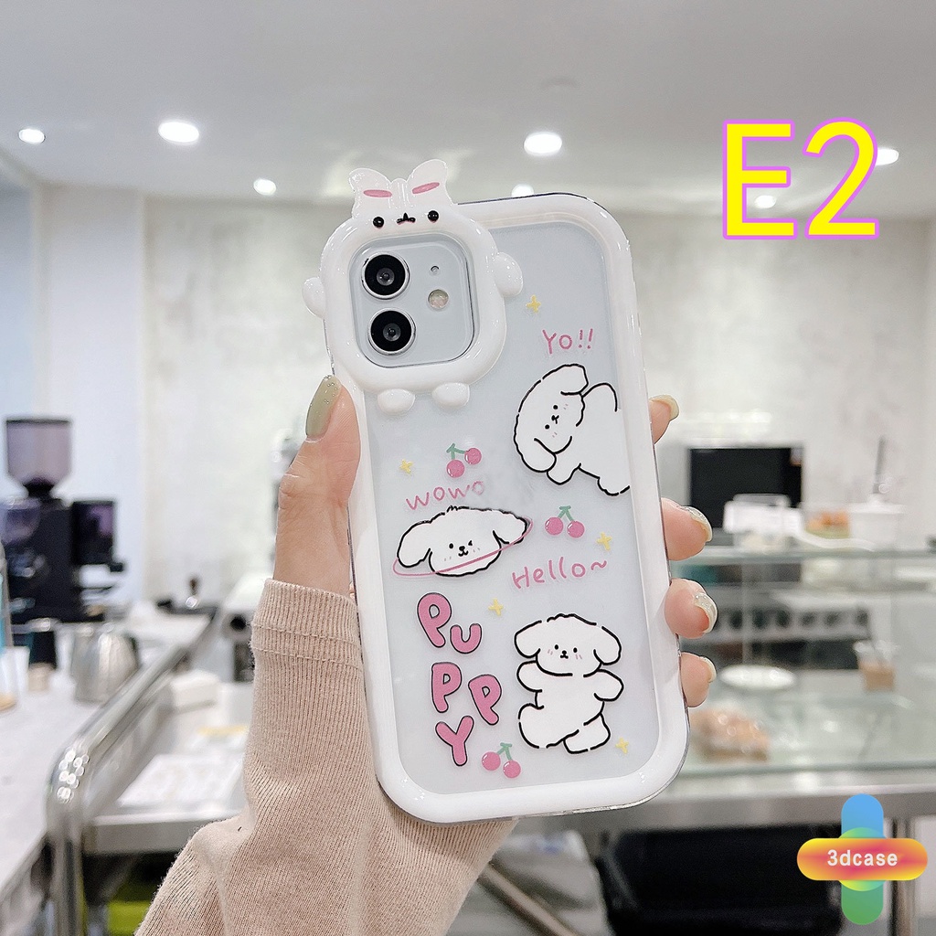 Case Motif Kartun Anak Anjing Untuk IPhone 11 12 13 14 PRO MAX 6 7 6S 8 Plus X XR XS MAX 11 12 13 mini Se 2020 6SP 7P 6P 8P XSMAX