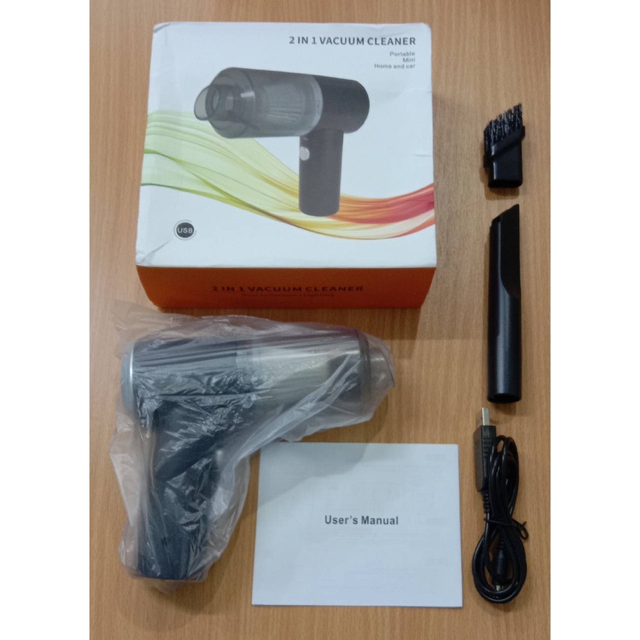 Vakum Wireless Cleaner Portable Mini - Vakum Debu Mobil - Vakum Debu Rumah