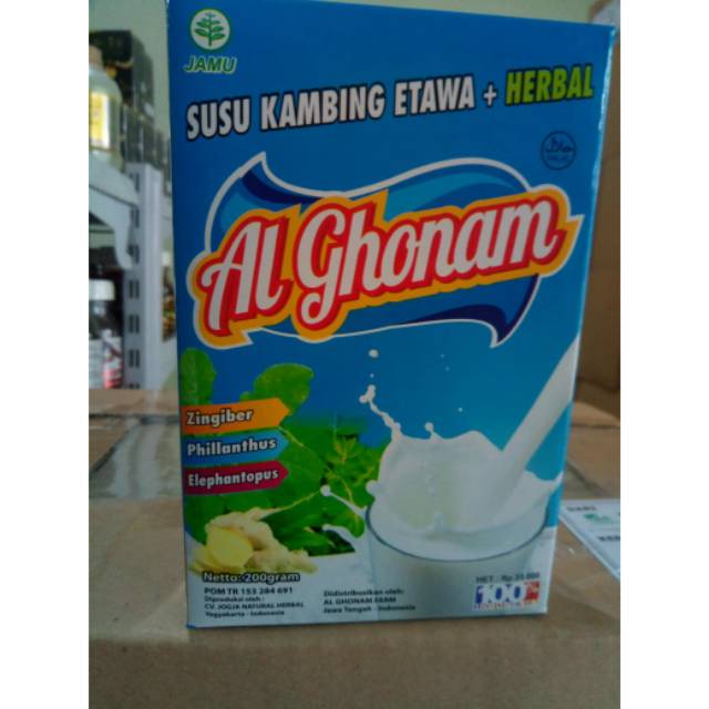 

Al Ghonam Susu Kambing Etawa + Herbal