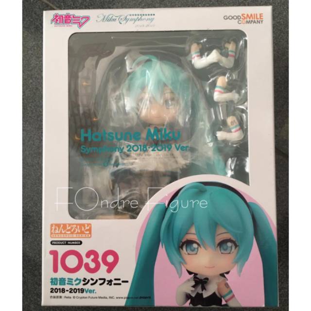 ORIGINAL NENDOROID 1039 HATSUNE MIKU SYMPHONY 2018 - 2019 VER NENDO GOODSMILE COMPANY FIGURE ORI