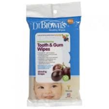 Dr Brown's Tooth &amp; Gum Wipes 30's