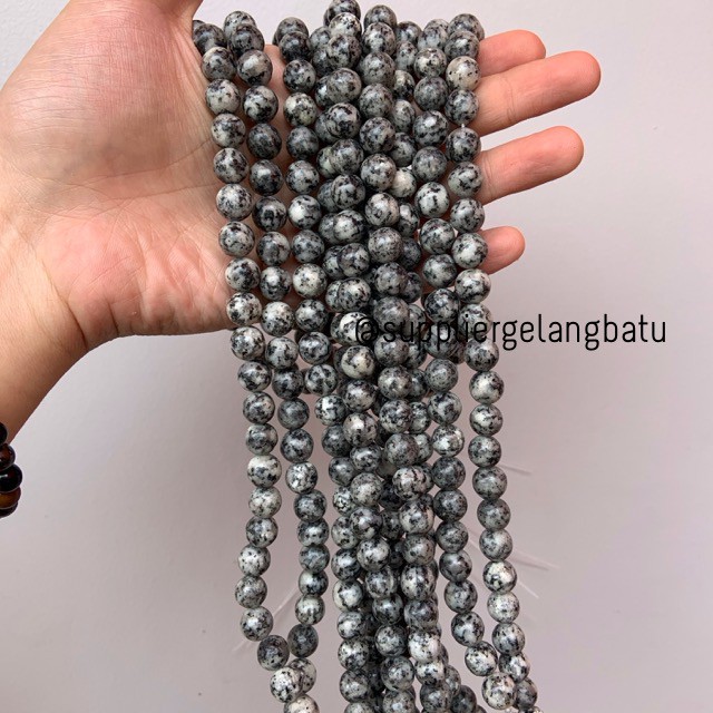 supplier batu abu white labrador putih 10mm labradorite bongkah akik aksesoris fesyen pria wanita