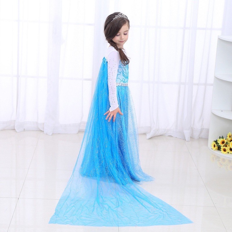 Dress Frozen Elsa Gaun Elsa