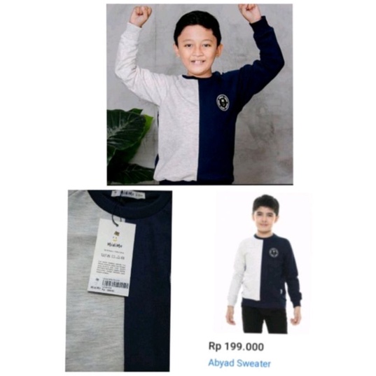 Minimekidz Ivan Gunawan dan Rossa Abyad Sweater