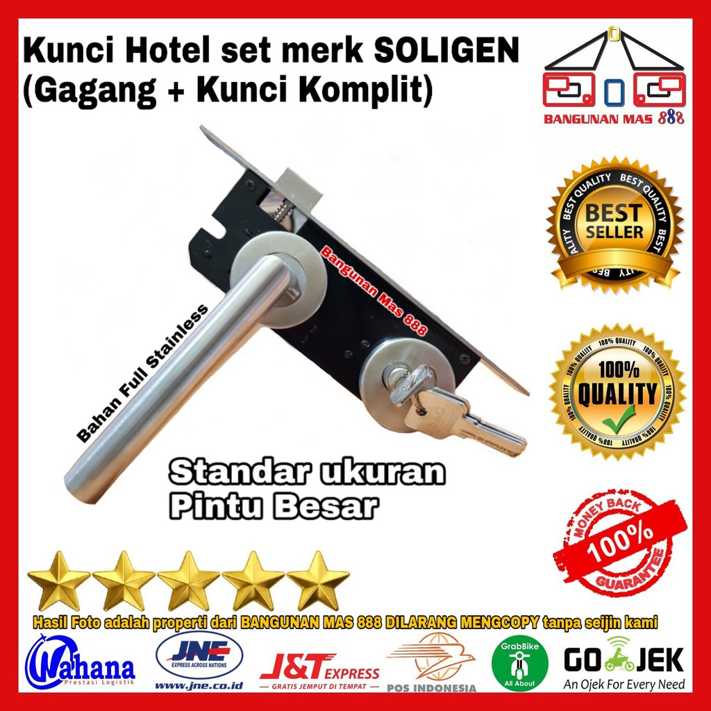 Banting Harga Kunci Hotel Soligen Dan Bodi Slg Tipe 003-s01 - Kunci Pintu Rosset Stainless - Kunci Pintu Pisah - we6koJfDJwpme