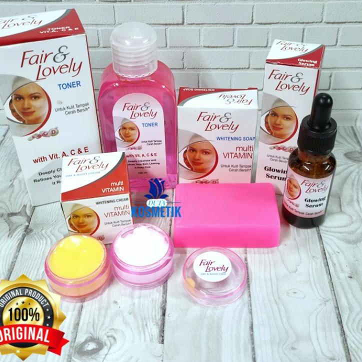 PAKET CREAM FAIR N LOVELY ORIGINAL GLOWING 445