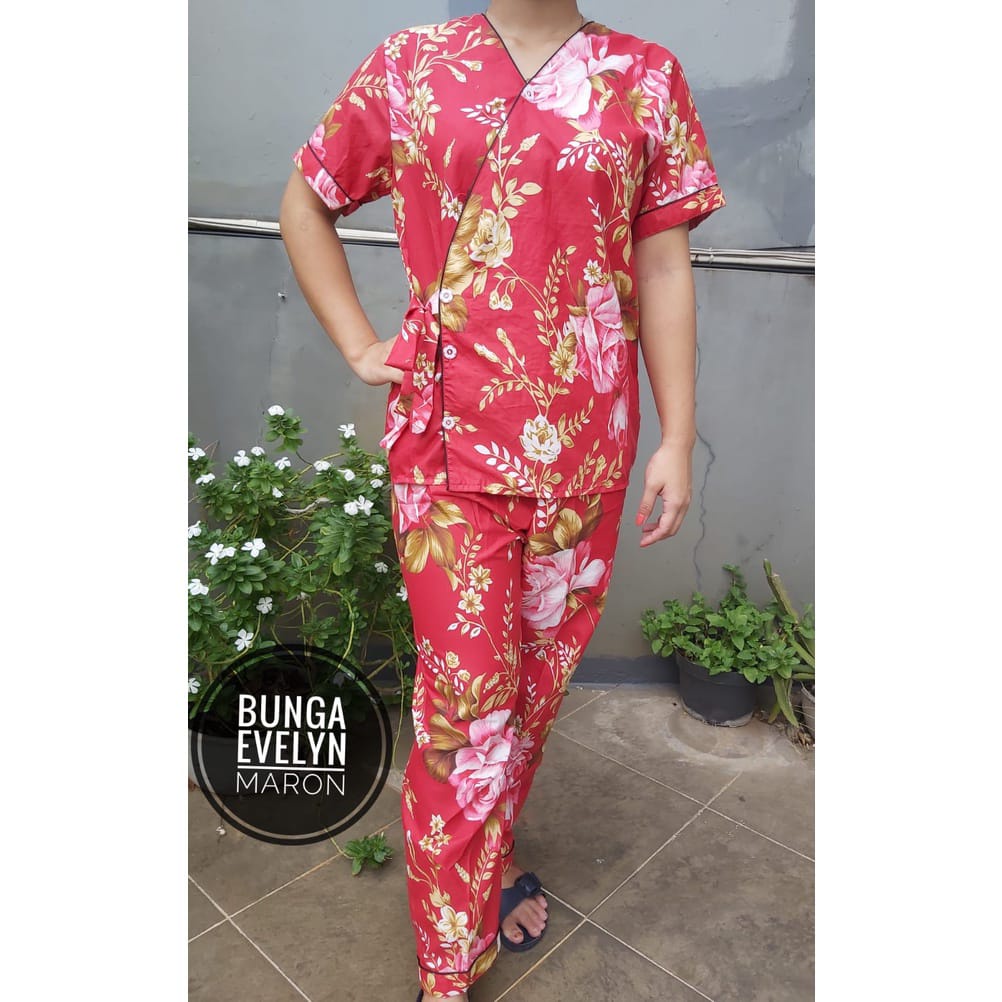 PIYAMA WANITA KIMONO CP /BAJU TIDUR WANITA /PIYAMA WANITA DEWASA MOTIF KEKINIAN