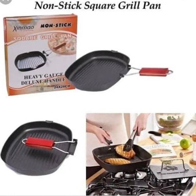 Teplon wajan pemanggang/teplon BBQ/wajan