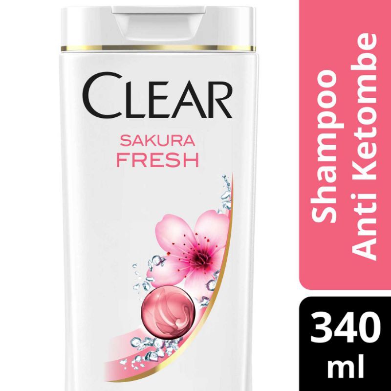 CLEAR SHAMPOO SAKURA FRESH / CLEAR SHAMPOO ANTI KETOMBE 340ML