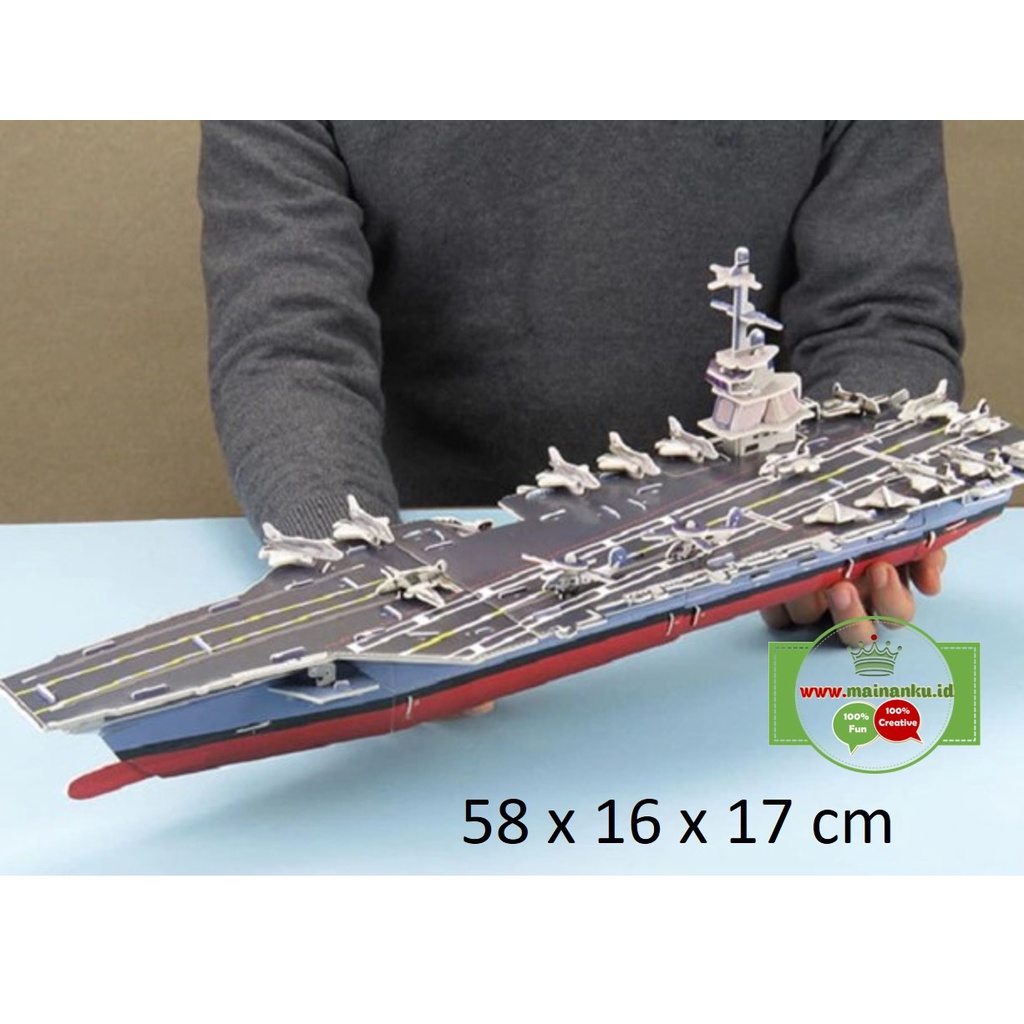 PUZZLE 3D KAPAL MINIATURE UKURAN BESAR