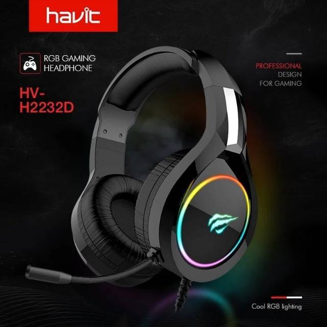 HAVIT Headset  Gaming RGB HV-H2232D -Black