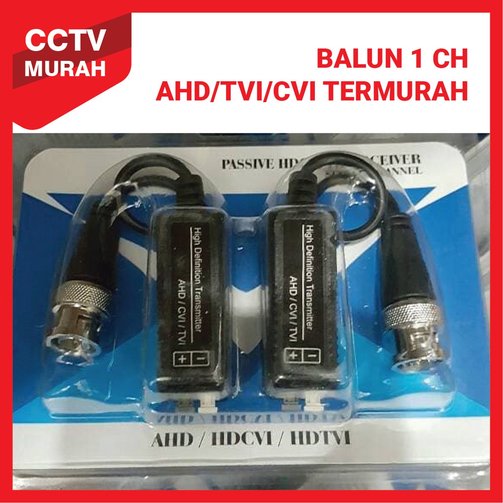 BALUN 1CH AHD/TVI/CVI TERMURAH