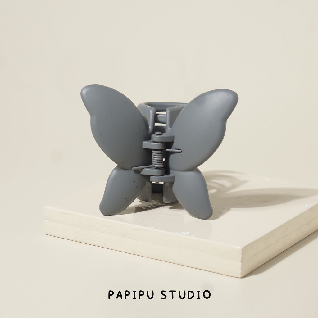 Papipustudio - Jepit rambut korea claw clip Butterfly