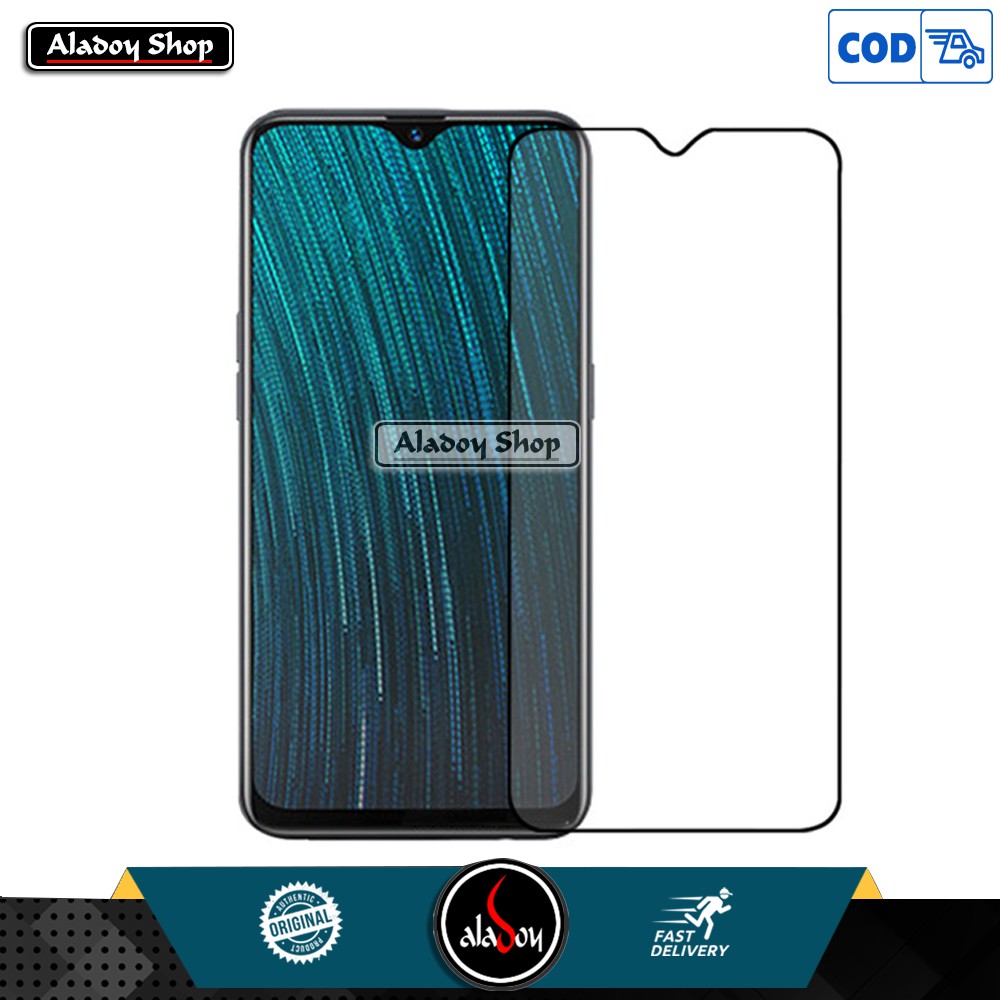 Tempered Glass Oppo F9 Antigores Kaca Pelindung Layar Screen Protector Full Cover