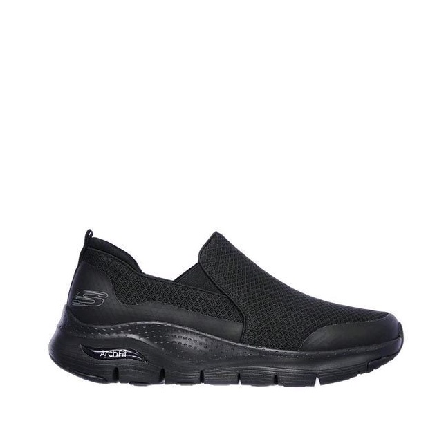 Skechers Arch Fit Banlin Men's Slip On Shoes - Black Original
