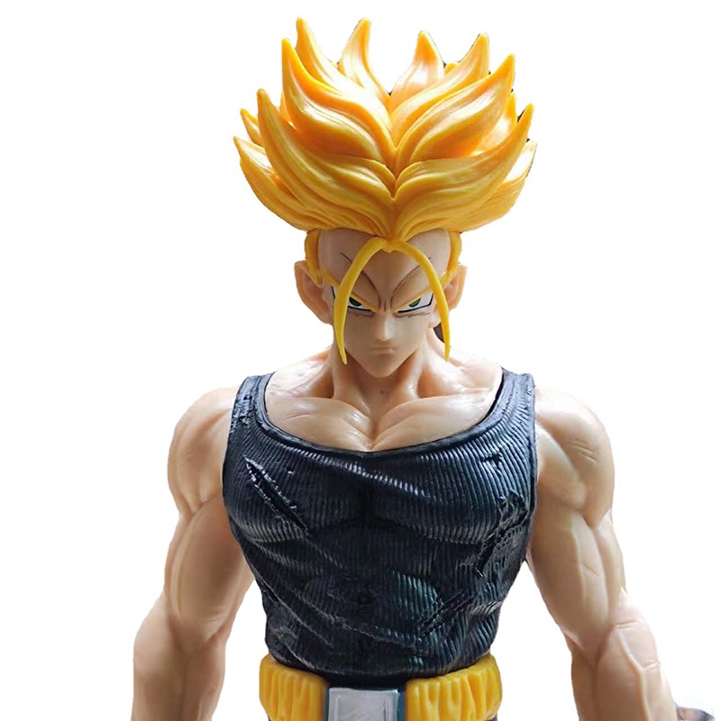 Mainan Action Figure Anime Dragon Ball Z Torankusu GK Super Saiyan LC Legend of Guild Wars Trunks Bahan PVC Ukuran 29cm