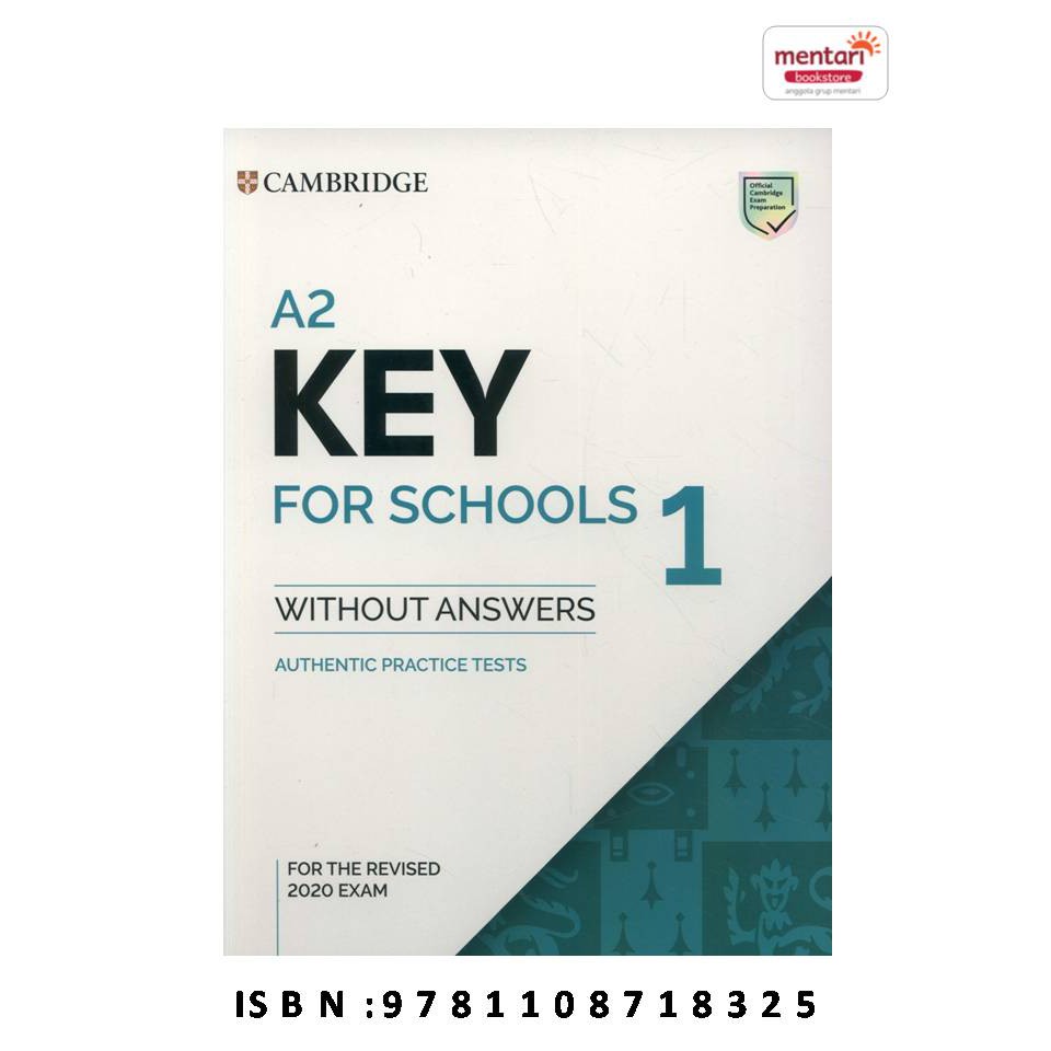Cambridge A2 Key for Schools 1 for the Rev 2020 Exam SB w/ans