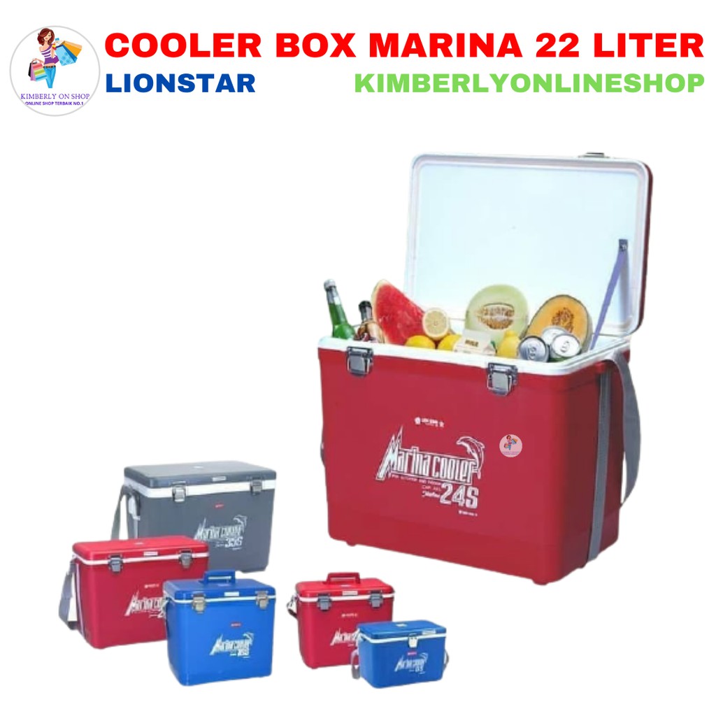 Marina Cooler Box  Kotak Es Liter Lion Star 24s 22 liter