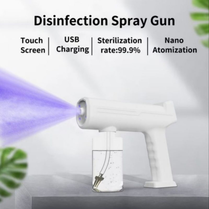 SPRAY GUN DISSENFEKTAN  /  Spray Gun UV Disinfektan PortableDisinfektan Spray Gun Uv Atomizer steril Disinfectant Portable