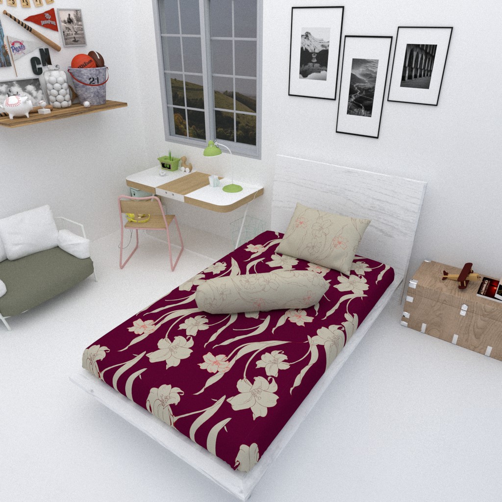 Sprei Lovella Single 120 X 200 - Fillo - Sprei Lembut Dan Tidak Mudah Luntur