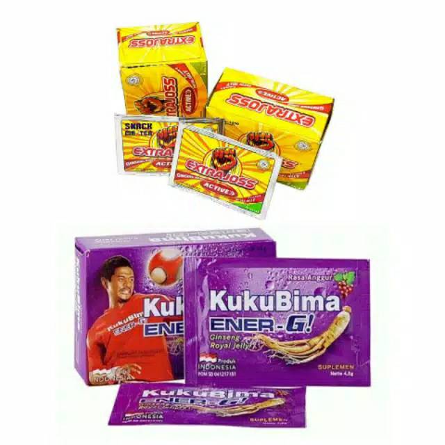 

Minuman suplemen kesehatan/Extrajoss aktif/kuku Bima energi