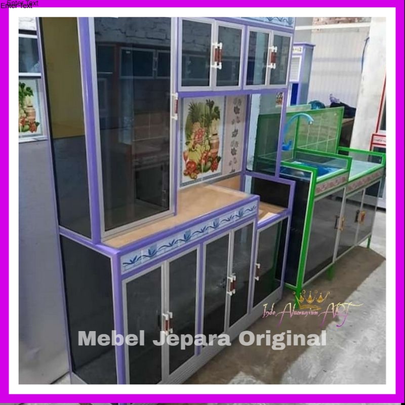 Rak Meja Dapur Serbaguna - Kitchen Set Dapur Sehat Bahan Alumunium