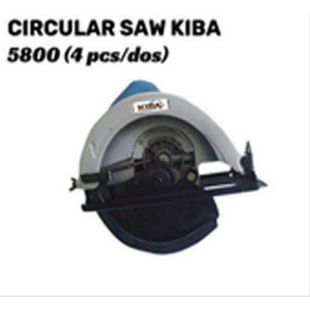 PROMO Circular Saw KIBA 5800 7 Inch Low Watt 900 W Mesin Gergaji Potong Kayu Circle Serkel Like