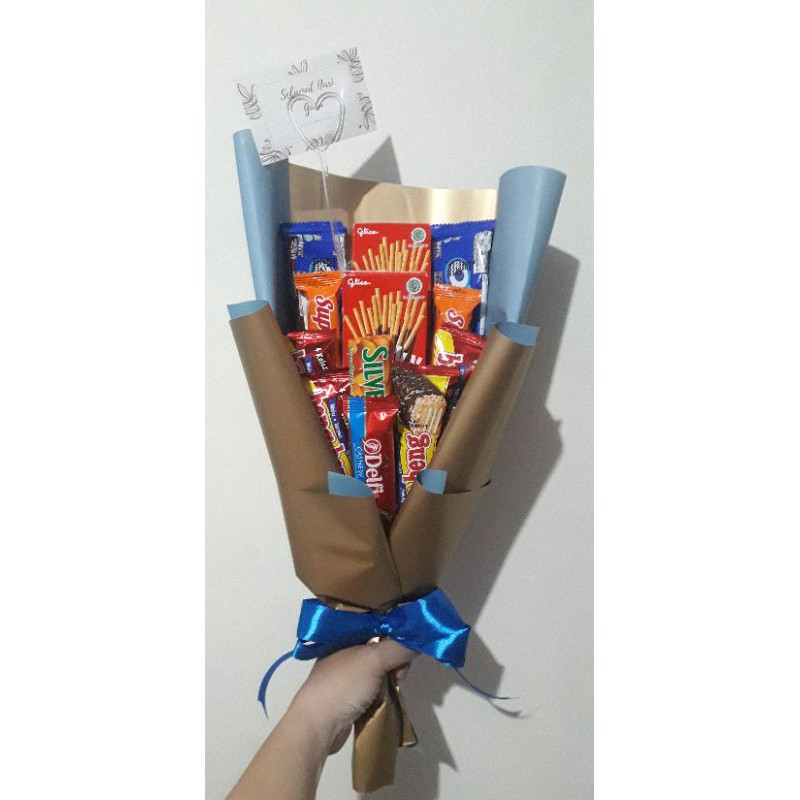 

bouquet coklat silverqueen