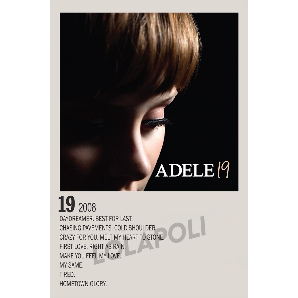 Poster Cover Album 19 - Adele