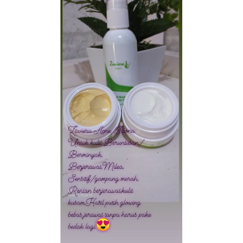 zaviera acne