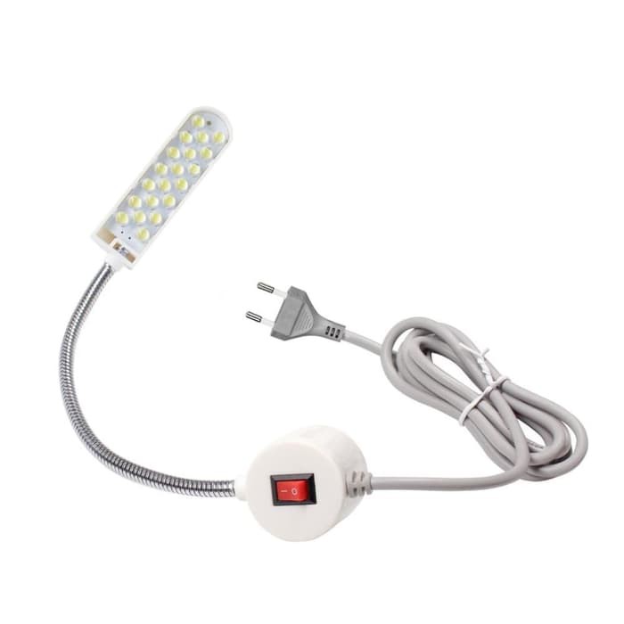 Lampu Mesin Jahit Flexible Besi 20 LED Swistar/Kaesar 820